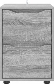 vidaXL Ντουλάπι αποθήκευσης Γκρίζο Σονομα 40 x 48 x 57 εκ