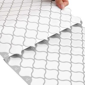 vidaXL Tile Λαμπτήρα 10 pcs Λευκό 27 x 27 εκ. Πολυουρεθάνη και PET