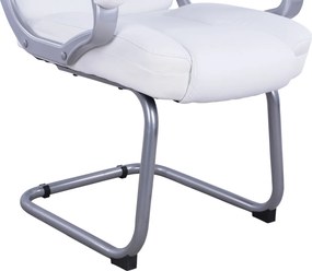 ΚΑΡΕΚΛΑ ΕΠΙΣΚΕΠΤΗ JAYA HM1144.02 PU ΛΕΥΚΟ 63x67x112Υεκ