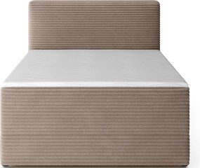 Επενδυμένο Κρεβάτι Mitalo-Μόκα-140 x 200