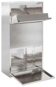 vidaXL Θυρίδα Πακέτων Με επίστρωση χρωμίου 44 x 22 x 82 εκ. Ατσάλι