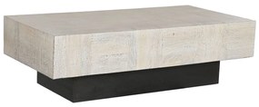 Τραπεζάκι Καφέ Home ESPRIT Μαύρο Μπεζ Ξύλο 150 x 77 x 46 cm
