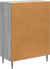 vidaXL Πλαϊνό γραφείο Γκρι Sonoma 66 x 34,5 x 89,5 εκ
