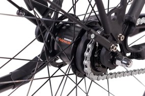 E-Cassiopea 28 Inch 50 cm Women 7SP Rim Brakes Matte black