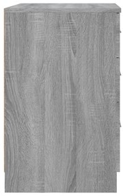 vidaXL Κομοδίνο Γκρι Sonoma 40 x 40 x 63 εκ. από Επεξεργασμένο Ξύλο