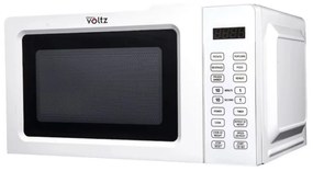 Φούρνος μικροκυμάτων Oliver Voltz OV51443D, 700W, 20L, Σύστημα ασφάλειας παιδιών, 6 προγράμματα, Απόψυξη, 10 επίπεδα ισχύος, Λευκό