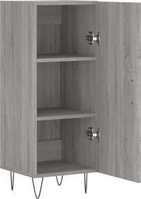 vidaXL Ντουλάπι Γκρι Sonoma 34,5x34x90 εκ. από Επεξεργασμένο Ξύλο