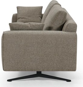 Detroit 3-Seater Sofa Brown