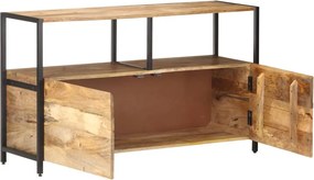 vidaXL Ντουλάπι με Ράφια 110 x 35 x 65 εκ. από Μασίφ Ξύλο Μάνγκο