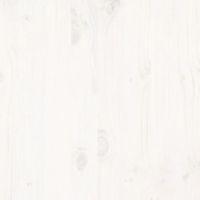 vidaXL Σκελετός Κρεβ. Χωρίς Στρώμα Λευκό 200x200 εκ Μασίφ Πεύκο