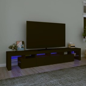 Έπιπλο Τηλεόρασης με LED Μαύρο 230x36,5x40 εκ. - Μαύρο