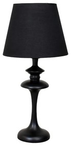 Table Lamp FL8023 Fylliana Black 21x46 cm 21x21x46 εκ.