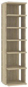 vidaXL Παπουτσοθήκες 2 τεμ. Sonoma Δρυς 27,5x27x102 εκ.
