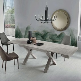 Τραπέζι Επεκτεινόμενο Paride 160x90x76cm Grey Capodarte