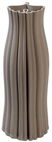 Βάζο Πορσελάνινο Ανάγλυφο TPR103 12x12x32cm Brown Espiel Porcelain