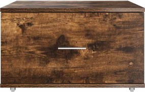 vidaXL Ντουλάπι με Συρτάρια 55 x 45 x 31 εκ Καπνιστό Δρύς