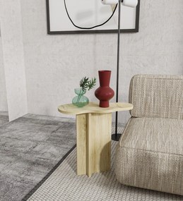Βοηθητικό Τραπεζάκι Sapphire Δρυς GAAE 54x22.8x51.8