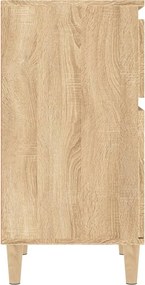 vidaXL Κομοδίνο Sonoma Δρυς 40x35x70 εκ.
