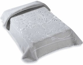 Κουβέρτα Βελουτέ Κούνιας (110x140) Belpla 520 Gris