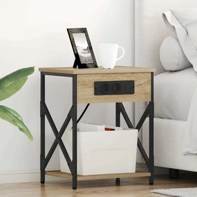 vidaXL Κομοδίνο Sonoma Δρυς 41 x 31 x 51 εκ. Επεξεργασμένο ξύλο