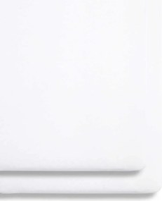 SNUZ Σετ 2τμχ σεντόνια για λίκνο 44x80cm WHITE