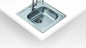 Νεροχύτη με Ένα Κύπελλο Teka Χάλυβας