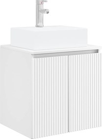 vidaXL Σετ Ντουλαπιών Μπάνιου 3 τμχ. Λευκό 128 x 41 x 79,5 cm