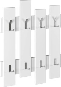 Κρεμάστρα Τοίχου Λευκό WAVE 64x4x79