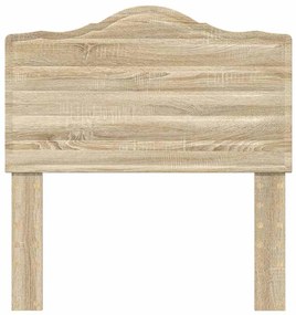 vidaXL Κεφαλάρι με κεφαλάρι Δρύς Sonoma 80 cm Επεξεργασμένο ξύλο