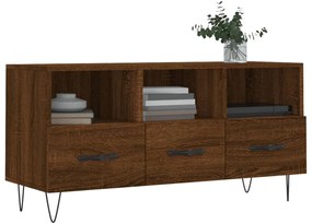 vidaXL Έπιπλο Τηλεόρασης Καφέ Δρυς 102 x 36 x 50 εκ. από Επεξεργ. Ξύλο