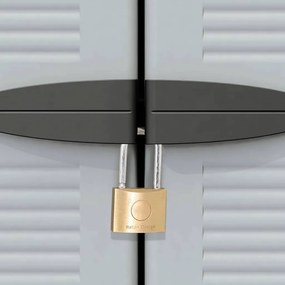 vidaXL Πλαστικό Ντουλάπι 68 x 39 x 171,5 εκ.