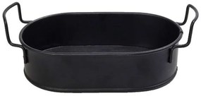 Δίσκος Σερβιρίσματος TEM103 23,5x21x7cm Black Espiel Metal