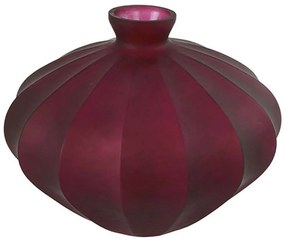 Βάζο Marylou Μπουλ 013.788467 32x25cm Bordo Glass