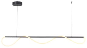 Φωτιστικό Κρεμαστο Aca ZM36LEDP190BK KYMA Μαύρο Ματ (Black Mat) 3000K
