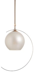 Φωτιστικό Οροφής DCR17501P Gold Metal, Glass