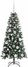 vidaXL Τεχνητό Χριστουγεννιάτικο Δέντρο με 150 LED Πράσινο 120 cm