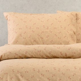 Φανελένια Σεντόνια King Size (Σετ) Melinen Winter Line Fay Beige