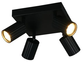 Φωτιστικό Σποτ Trio Lighting SOKA 867730432 Μαύρο Ματ (Black Mat)