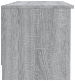 vidaXL Έπιπλο Τηλεόρασης ΓκριSonoma102x35,5x36,5εκ. Επεξεργασμένο Ξύλο