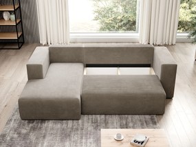 Γωνιακός καναπές Stripes-Αριστερή-Mpez - 255.00Χ161.00Χ91.00cm