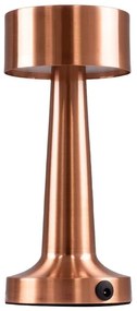 Φωτιστικό Επιτραπέζιο Επαναφορτιζόμενο Bella 76505 Φ9x21cm Led 1,5W Με Διακόπτη Αφής Bronze GloboSta