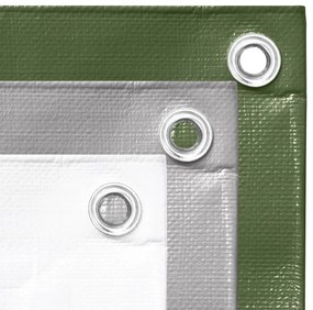 Μουσαμάς Πράσινος 260 γρ./μ.² 6 x 6 μ. από HDPE - Πράσινο