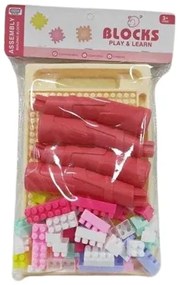 Πάγκος κατασκευών DIY με τουβλάκια - 50τεμ - 6688-9