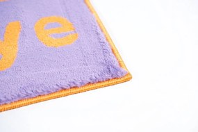 Sdim Πατάκι Εισόδου Μοκέτα  Fashion Welcome Purple/Orange 40x67εκ.