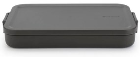 Brabantia 1006284 Δοχείο Φαγητού Πλαστικό Make&Take 1.1L, Dark Grey