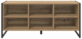 vidaXL Ντουλάπα Παπουτσιών με αποθήκευση Καρυδιά Χειροποίητης Εργασίας