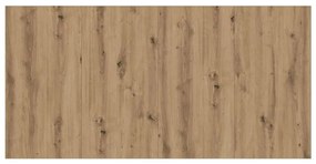 vidaXL Κεφαλάρι κρεβατιού Δρυς τεχνίτης 160x1,5x80 cm