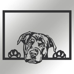 Decorative Metal Wall Accessory Enzo 7054 Black