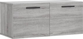 vidaXL Ντουλάπι Τοίχου Γκρι Sonoma 80x36,5x35 εκ. Επεξεργασμένο Ξύλο