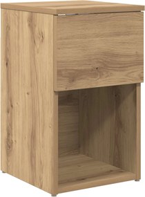 vidaXL Ντουλάπι κρεβατιού Artisan Δρυς 29 x 31,5 x 49 εκ
